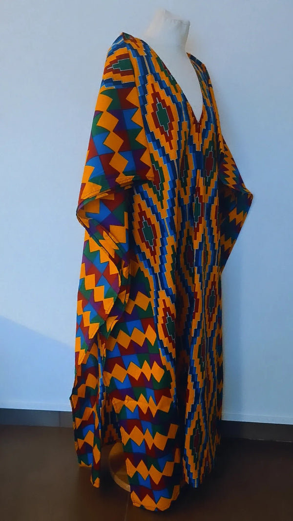 Boubou Africain Robe Femme Tenue | L'ATELIER WAX DE CLARISSE