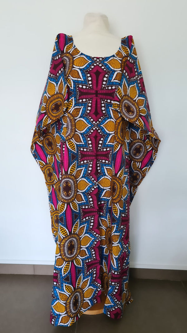 Boubou africain femme -  Caftan africain - robe africaine longue VI001